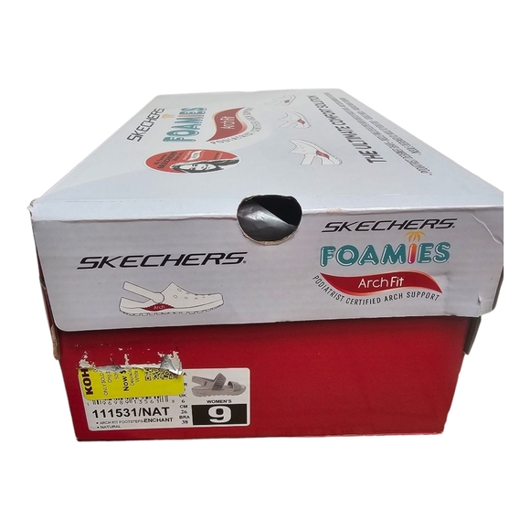 NWT Skechers Foamies® Arch Fit® Footsteps Enchant Women's Sandals, Size 9 - Picture 12 of 12